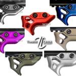 Timber Creek Outdoors GEN 2 Mini Enforcer Billet Aluminum Mini Angled ForeGrip for Picatinny Rails Black Silver Red FDE OD Green Blue & Purple