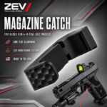 ZEV Technologies for Glock GEN 4 5 6 HONEY COMB design - Small Frame Extended Magazine Release Black