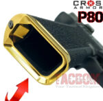 Cross Armory Enhanced P80 Polymer80 Poly80 CNC Aluminum Flared Magwell Gold "Jewelry Finish" Magazine - Image 3