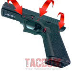 Cross Armory for Polymer80 V2 & C Models that use the 4 Pin set E-Coat Red DIMPLE for easy install P80 Poly80 - Image 2