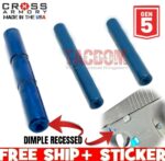 Cross Armory for GLOCK Gen 5 Dimple Pins Blue - 17 19 26 34