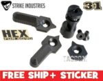 Strike Industries HEX 60 / 90 Degree 3 in 1 choice Switch Safety For Milspec Frames Levers in Black