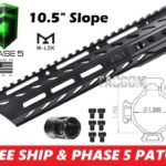 Phase 5 Tactical 10.5" LO-PRO SLOPE NOSE (LPSN10.5 MLOK) FREE FLOAT QUAD RAIL M-LOK™