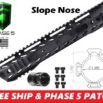 Phase 5 Tactical 13" LO-PRO SLOPE NOSE (LPSN13) FREE FLOAT QUAD RAIL