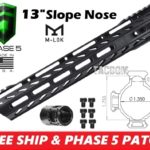 Phase 5 Tactical 13" LO-PRO SLOPE NOSE (LPSN13) FREE FLOAT QUAD RAIL M-LOK­™