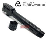 Killer Innovations Velocity Fluted Threaded Match Grade Drop-In BLACK DLC Barrel for Glock 17