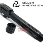 Killer Innovations Velocity Fluted Threaded Match Grade Drop-In BLACK DLC Barrel for Glock 17
