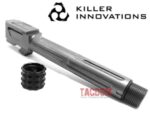 Killer Innovations Velocity Fluted Threaded Match Grade Drop-In Grey MDC Barrel for Glock 19