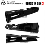 Killer Innovations Velocity Match Grade RMR V1 Cut Slide for Gen 3 Glock 17 Black DLC - Image 2