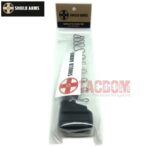 SHIELD ARMS for Glock 17 22 34 19X 45 Billet 6061 Aluminum Grip Extension Magazine Plate Pad +5/+4 round BLACK - Image 2