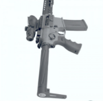 GUNTEC USA AR15 AIRLITE SERIES "MINIMALIST" STOCK Buffer Tube SET GRAY with FREE PAD - Image 2