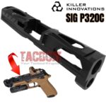 Killer Innovations Velocity Match Grade RMR V1 Cut Slide for SIG P320C BLACK DLC 9mm