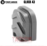 Tyrant Designs Slide End Plate Billet Aluminum BACK PLATE COVER for Glock 43 43x 48 Cover Black Red Blue Grey Gold Machine Aluminum Sliver - Image 6