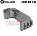 Tyrant Designs Extended Magazine Billet Aluminum Release for Glock 43X 48 Mag Black Red Gold Grey Blue Machined Aluminum - Image 6