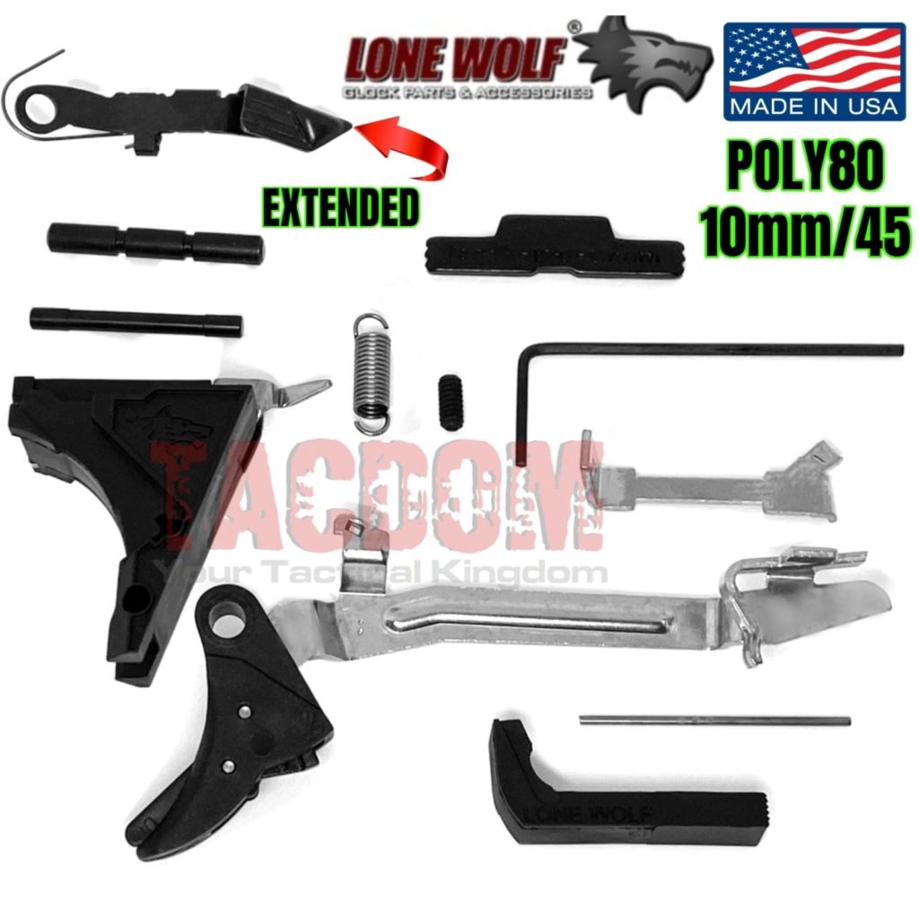Lone Wolf Lower Parts Kit LWD Frame Kit P80LG Gen 3 Trigger 45