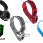 PHASE 5 SLOPED QUICK DISCONNECT END PLATE (SQD-EP) in Black Red Blue and Silver Grey