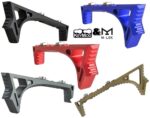Strike Industries LINK Curved ForeGrip Fits Both Keymod and MLOK in Black Red Blue FDE & GREY