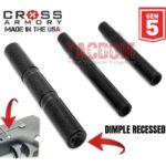 Cross Armory for GLOCK Gen 5 Dimple Pins Black - 17 19 26 34