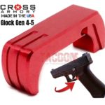 Cross Armory for GLOCK Gen 4 - 5 Extended magazine release Red 17 19 22 23 26 27 31 32 33 34 35 37 38 39