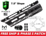 Phase 5 Tactical 7.5" LO-PRO SLOPE NOSE (LPSN) FREE FLOAT QUAD RAIL - M-LOK™