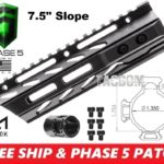 Phase 5 Tactical 7.5" LO-PRO SLOPE NOSE (LPSN) FREE FLOAT QUAD RAIL - M-LOK™