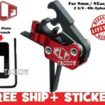 Elftmann ELF MATCH Ar9 Ar45 PCC Straight Flat Trigger Group Drop-In Adjustable 2 3/4 - 4lb Pull