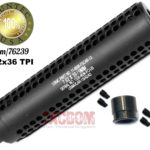 GUNTEC USA AR 9mm / 7.62x39 CAL GEN 2 SLIP OVER with Thread Adapter SOCOM STYLE FAKE SUPPRESSOR