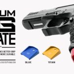 Strike Industries Aluminum Magazine base plate pad for Glock Black Red Blue & Titan