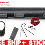 Thordsen Customs ENHANCED BUFFER TUBE COVER KIT with QD Points plus END Plate BLACK Milspec AR 223 /556 size