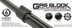 Strike Industries Collar Adjustable Gas Block AR .750" 6 Presets