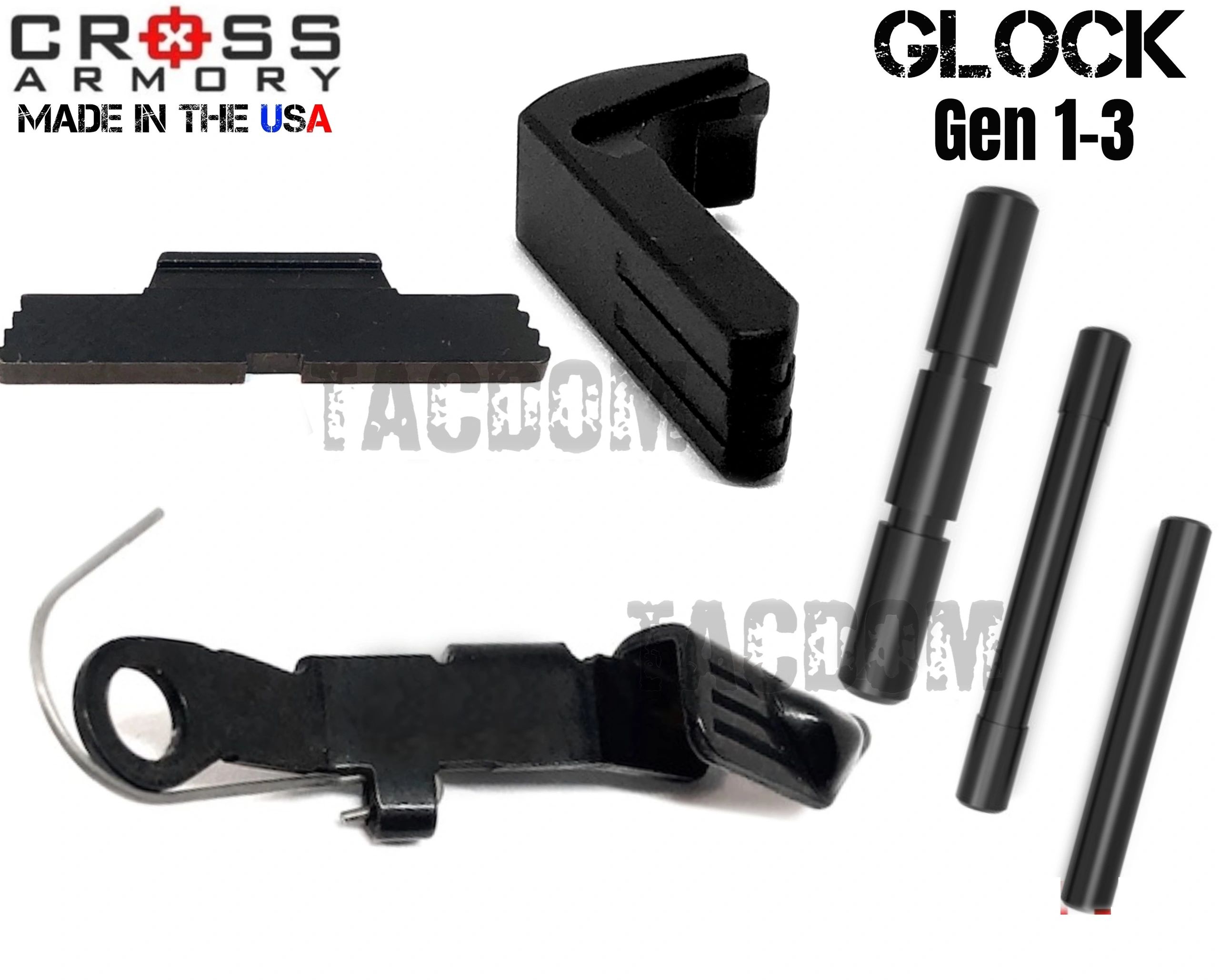 Cross Armory Black UPGRADE Performance Kit for GLOCK Gen 1 2 3 Extended ...