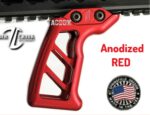 Timber Creek Outdoors Enforcer Billet Aluminum Forward Grip for Picatinny Rails Black Silver Red FDE Blue & Purple - Image 4