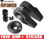 Strike Industries Flip 60 / 90 Degree choice Switch Safety For Milspec Frames Levers in Black Red Blue FDE - Image 2