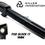 Killer Innovations Velocity Fluted Match Grade Drop-In BLACK Barrel for Glock 17