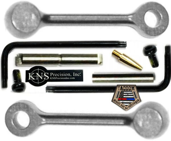 KNS GEN SPIKES Black .154 Anti Rotation Trigger Hammer Pins GEN ST