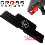 Cross Armory for Glock Gen 1 2 3 4 5 and Polymer80 Black E-Coat EXTENDED Slide lock take down lever
