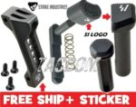 Strike Industries 3 Pack Kits Fang Trigger Guard - Pivot Pins - Magazine Catch Black Red Blue FDE - Image 2