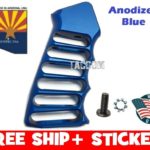Guntec USA ULTRALIGHT SERIES SKELETONIZED ALUMINUM PISTOL GRIP Anodized BLUE