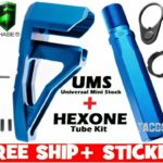 PHASE 5 BLUE UMS & HEX 1 CARBINE Mini Stock Assembly for MILSPEC Frames