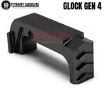 Tyrant Designs Extended Magazine Billet Aluminum Release for Glock GEN 4 5 Mag Black Red Gold Grey Blue Machined Aluminum - Image 2