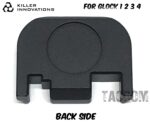 Killer Innovations Slide Upper Cover Rear Back Plate for Glock Gen 1 2 3 4 5 BLACK - Image 2