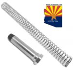 GUNTEC USA AR15 STAINLESS STEEL CAR15 Buffer and Chromed Recoil Spring for added durability
