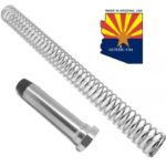 GUNTEC USA AR15 STAINLESS STEEL CAR15 Buffer and Chromed Recoil Spring for added durability