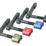 Strike Industries Enhanced Magazine Release with Spring & Color Button Black Blue Red FDE Anodized Billet