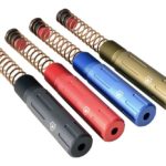 Strike Industries AR Short Pistol Buffer Tube Spre Slick in Black Red Blue or FDE