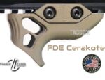 Timber Creek Outdoors GEN 2 Mini Enforcer Billet Aluminum Mini Angled ForeGrip for Picatinny Rails Black Silver Red FDE OD Green Blue & Purple - Image 4