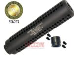 GUNTEC USA AR 223 / 556 CAL AR15 GEN 2 SLIP OVER with Thread Adapter SOCOM STYLE FAKE SUPPRESSOR