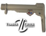 Timber Creek Outdoors Minimalist KIT in FDE for AR15 Platform Includes Buffer Tube , Receiver Extension plate stock & QD End plate - Image 3
