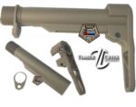 Timber Creek Outdoors Minimalist KIT in FDE for AR15 Platform Includes Buffer Tube , Receiver Extension plate stock & QD End plate