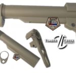 Timber Creek Outdoors Minimalist KIT in FDE for AR15 Platform Includes Buffer Tube , Receiver Extension plate stock & QD End plate